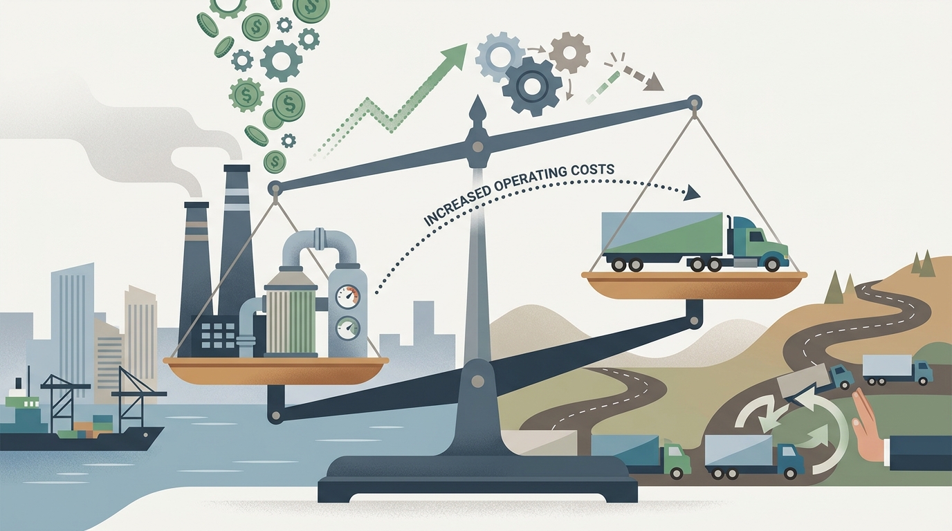 Illustration: New Emissions Mandates: The Hidden Cost of Compliance for Small Fleets